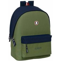 School Bag El Pulpo Navy Blue Khaki 31 x 44 x 18 cm