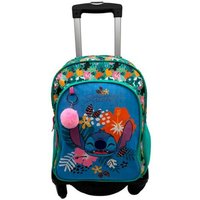 School Rucksack with Wheels Stitch Tropical Multicolour 40 x 30 x 20 cm