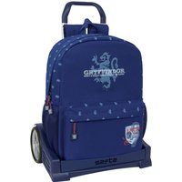 School Rucksack with Wheels Harry Potter Captain Navy Blue 32 x 43 x 14 cm