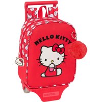 School Bag Hello Kitty Iconic White Red 22 x 27 x 10 cm