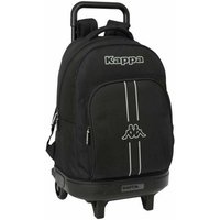 School Bag Kappa Dark Black 33 x 45 x 22 cm