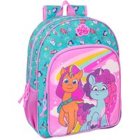 School Bag My Little Pony Magic Pink Turquoise 33 x 42 x 14 cm