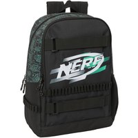 School Bag Nerf Game Black 31 x 44 x 17 cm