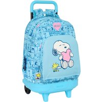 School Bag Snoopy Love Blue 33 x 45 x 22 cm