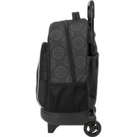 School Rucksack with Wheels Star Wars Rebellion Black 33 x 45 x 22 cm