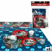 Party supply set Star Wars (6 Units)