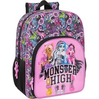 School Bag Monster High Drama Multicolour 33 x 42 x 14 cm
