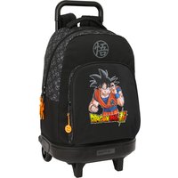 School Rucksack with Wheels Dragon Ball Combat Black 33 x 45 x 22 cm