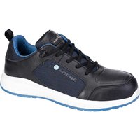 Portwest Eco Composite S3S Safety Trainers Black / Blue Size 10
