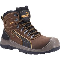 Puma Mens Sierra Nevada Mid Safety Boots Brown Size 7