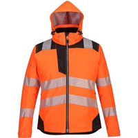Oxford Weave 300D PW3 Womens Class 2 Hi Vis Jacket Orange / Black L