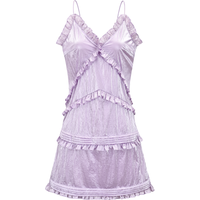 Milly Lilac Metallic Mini Dress