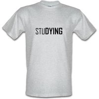 Studying male t-shirt.