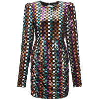 Tango Sequin Open Back Mini Dress