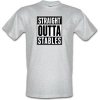 Straight Outta Stables male t-shirt.