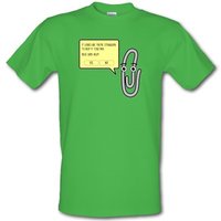 Struggling To Keep It Together male t-shirt.