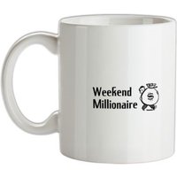 Weekend Millionaire mug.