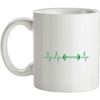 Weights Heartbeat mug.