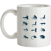 Vintage Fishing Flies mug.