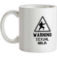 Warning Sexual Ninja mug.