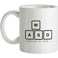 WASD Learning To Walk mug.