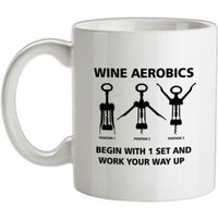 Wine Aerobics mug.