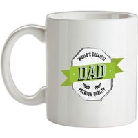World’s Greatest Dad Premium Quality mug.