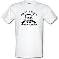 Ashley Coles Sniper School male t-shirt.