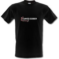 1 Day Sober male t-shirt.