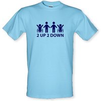 2 Up 2 Down male t-shirt.