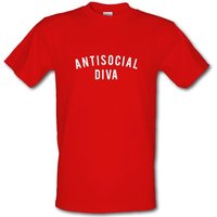 Antisocial Diva male t-shirt.