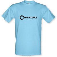 Aperture Laboratories male t-shirt.