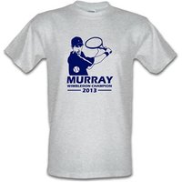 Andy Murray Wimbledon Champion male t-shirt.