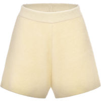 Yolanda Cream Knitted Shorts
