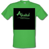 Alcohol – consider it a food group male t-shirt.