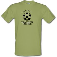 A Foot Like A Traction Engine male t-shirt.
