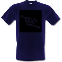 A cuddle a day keeps the doctor away male t-shirt.