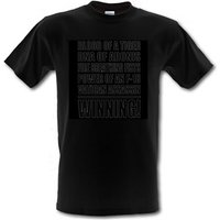 Winning male t-shirt.