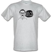 Your Mum Goes To College male t-shirt.