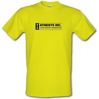 Atheists Inc A Non Prophet Organisation male t-shirt.