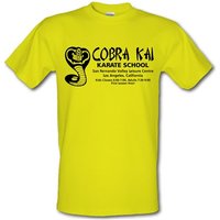 Cobra Kai Karate School male t-shirt.