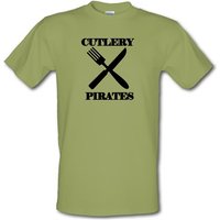 Cutlery Pirates male t-shirt.
