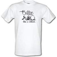 Chillin' like a villain male t-shirt.