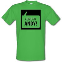 Come On Andy Murray male t-shirt.