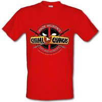 Wade Wilson’s Chimichangas male t-shirt.