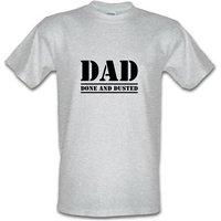 DAD- Done and Dusted male t-shirt.