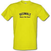 Decimals What's The Point male t-shirt.