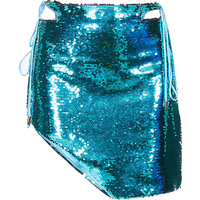 Hailey Blue Sequin Mini Skirt
