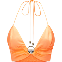 Ibiza Peach Orange Satin Bra Top