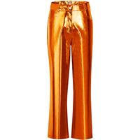 Lupe Orange Metallic Trousers